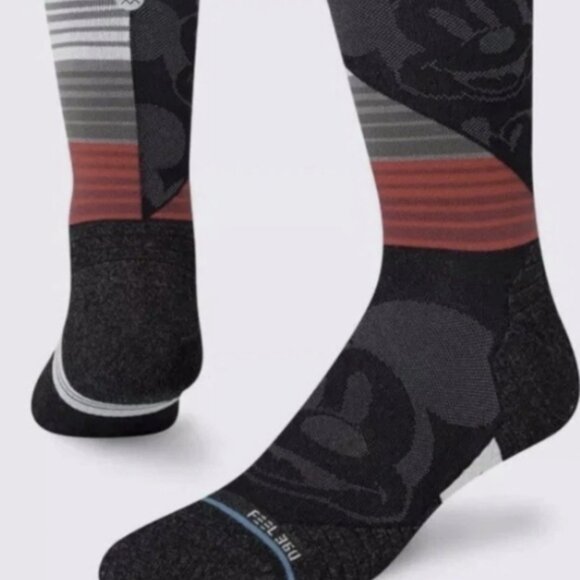 Stance Classic Mickey Mouse Performance Crew Socks Feel 360 Mens Size L 9-13 New - Picture 1 of 2